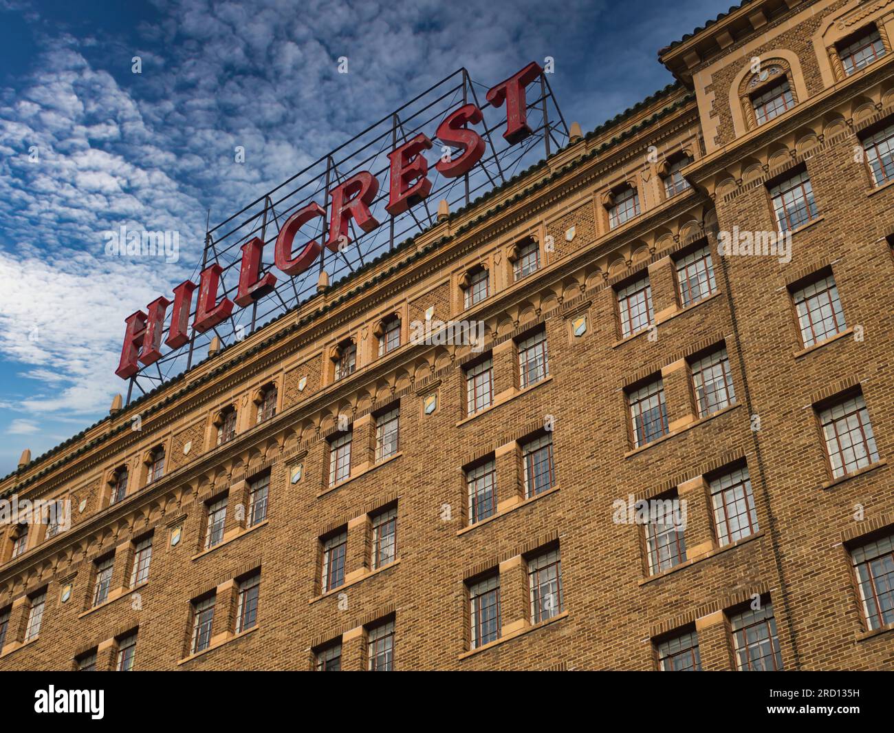 The Hillcrest Hotel sign in Toledo Ohio USA 2023 Stock Photo Alamy