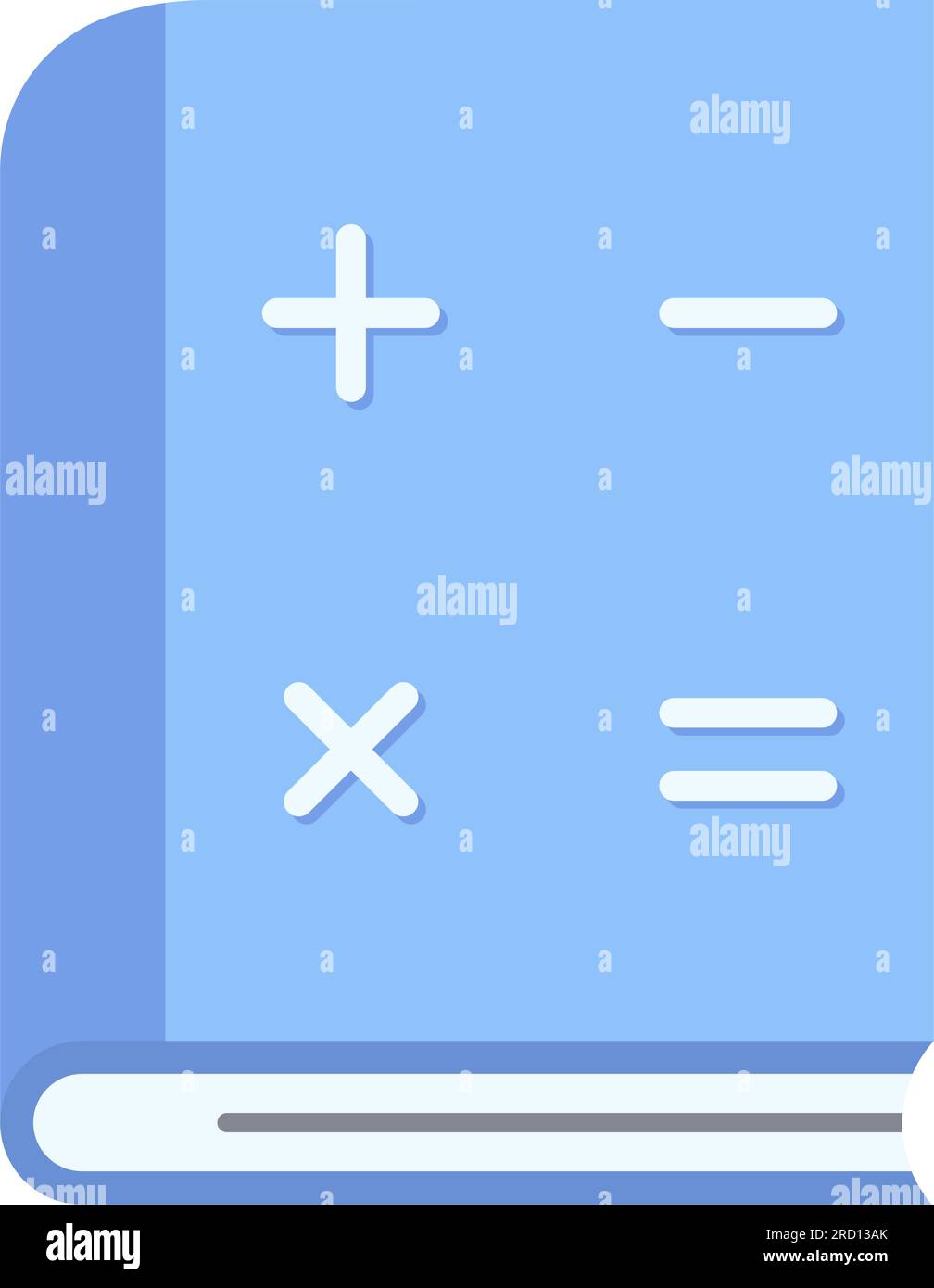 Maths Book Icon Image Stock Vector Image & Art - Alamy