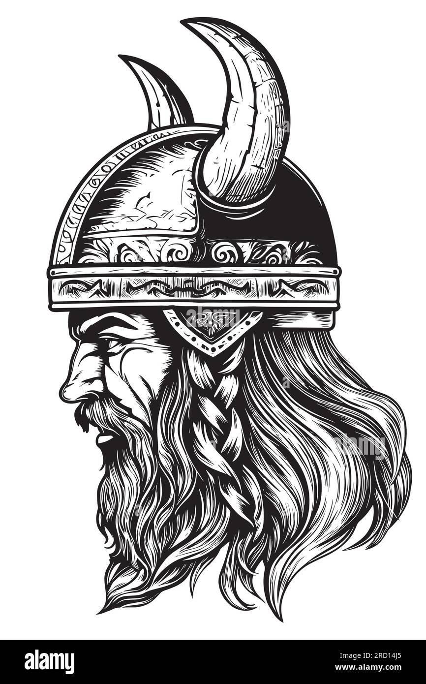Norse viking battle axe Black and White Stock Photos & Images - Alamy