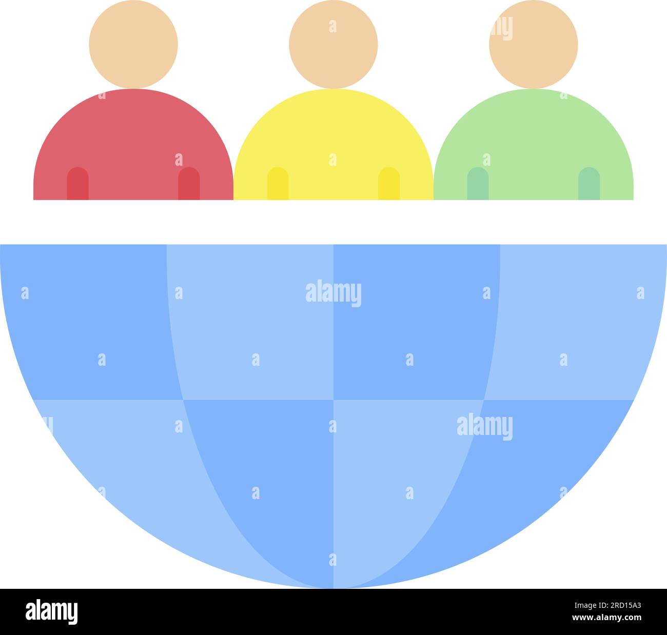Outsource Icon Image. Stock Vector