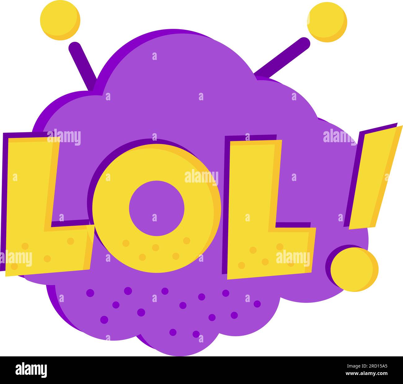 Lol emoticon Stock Vector Images - Alamy