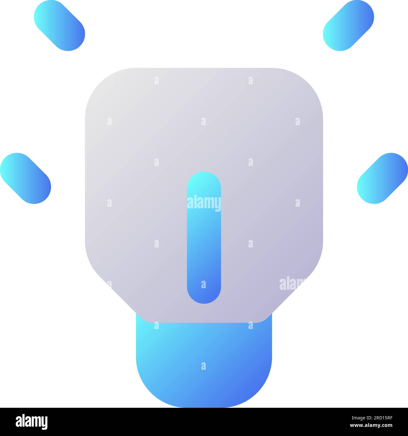 Messenger features pixel perfect flat gradient two-color ui icon Stock Vector