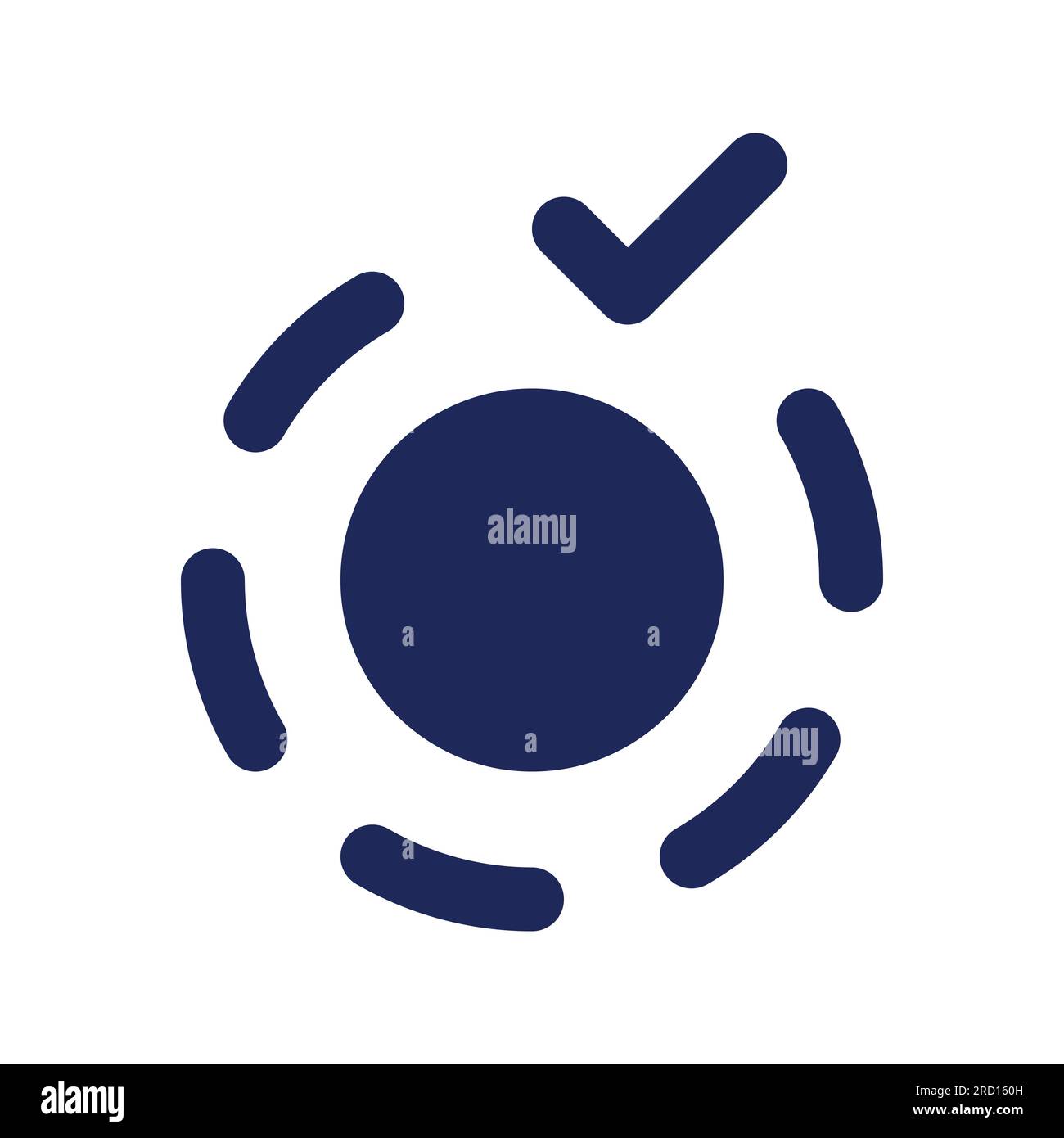 Apply breathe animation effect black pixel perfect solid ui icon Stock Vector