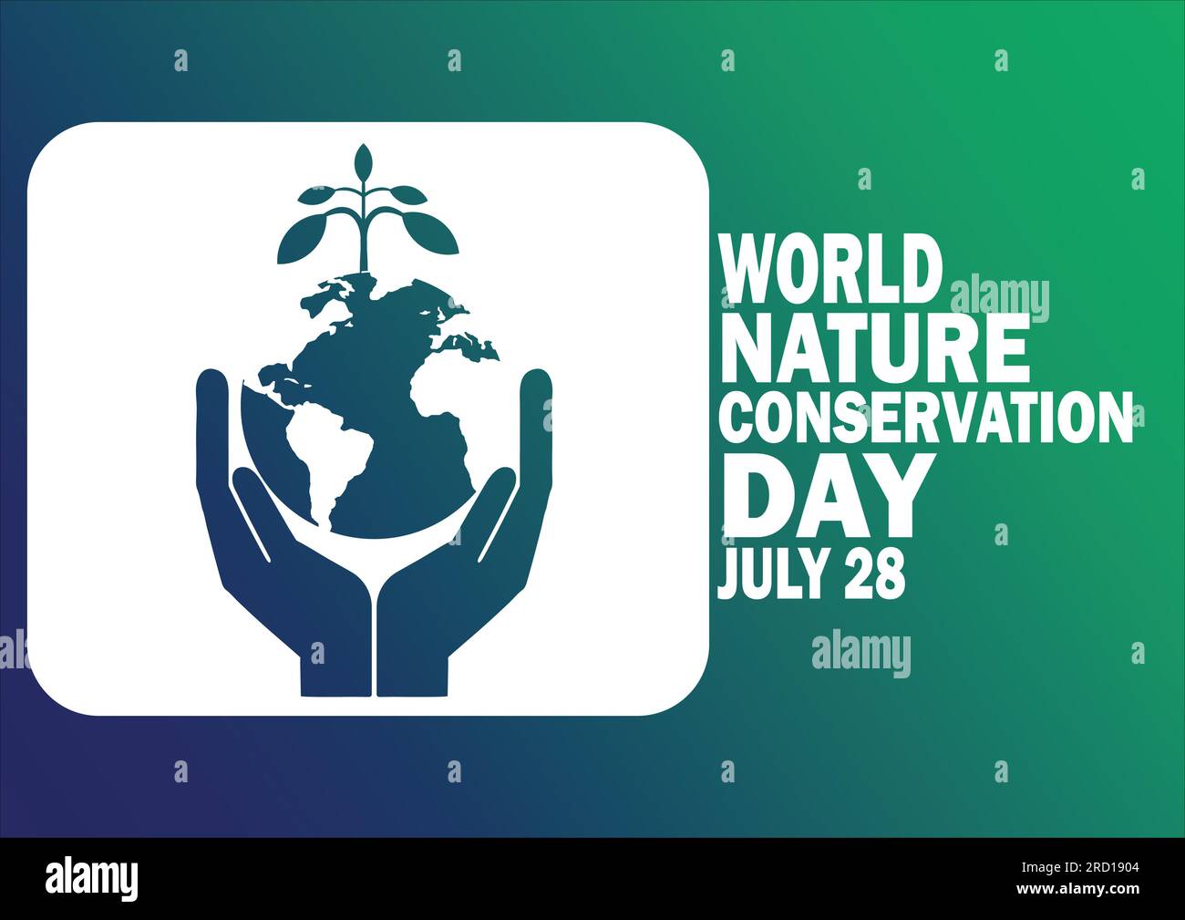 World Nature Conservation Day Vector illustration. July 28. Holiday