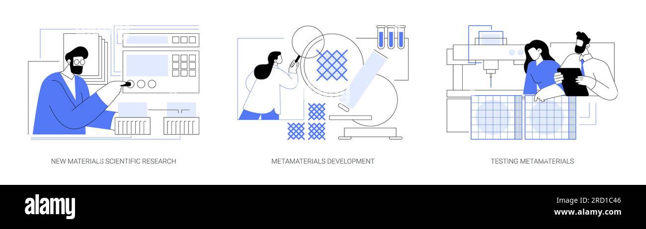 Materials scientist abstract concept vector illustrations Stock Vector ...