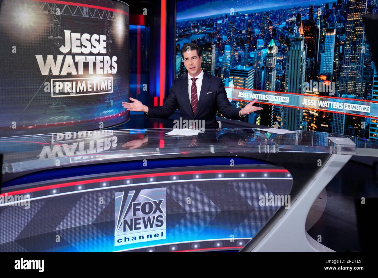 Jesse Watters appears during his debut 8 p.m. EDT time slot on "Jesse