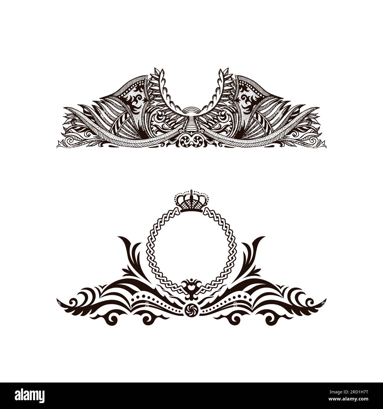 emblem-royal-stock-vector-images-alamy