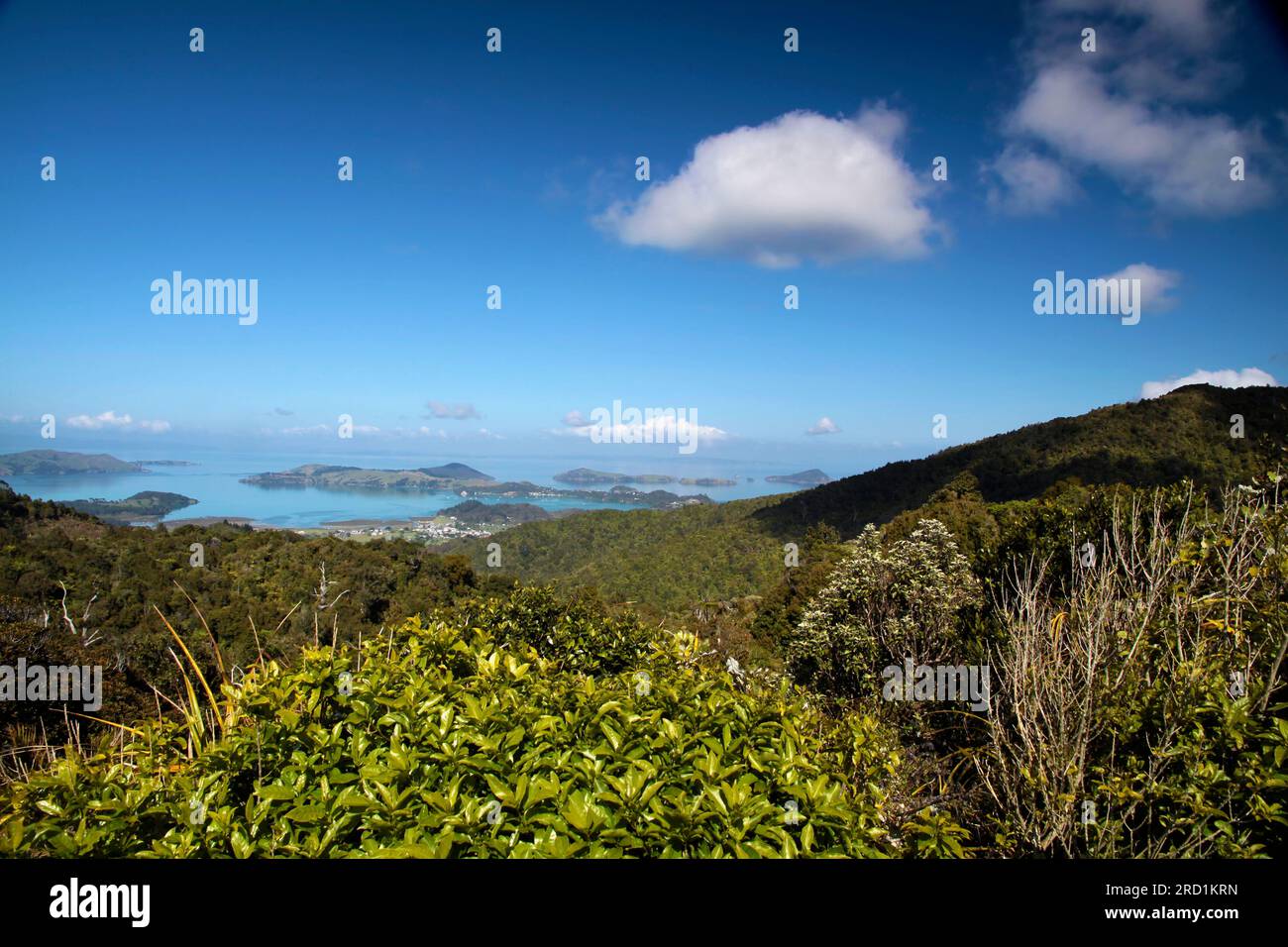 geography / travel, New Zealand, Waikato, Coromandel, view towards