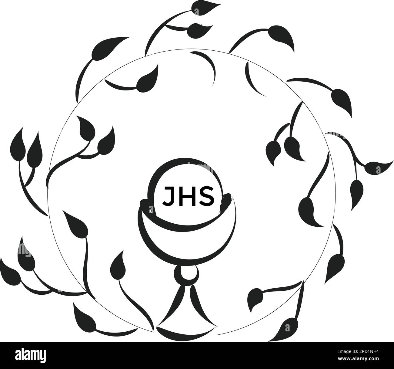 Catholic Baptism. Baptism symbol Sacraments of Catholic Church