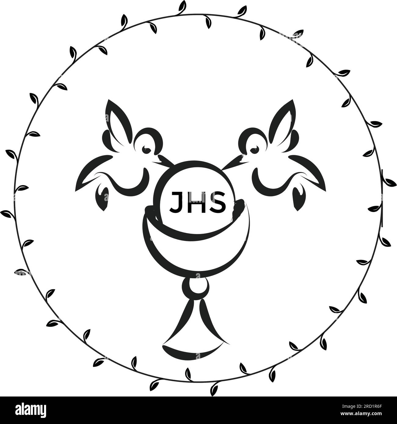 Catholic Baptism. Baptism symbol Sacraments of Catholic Church