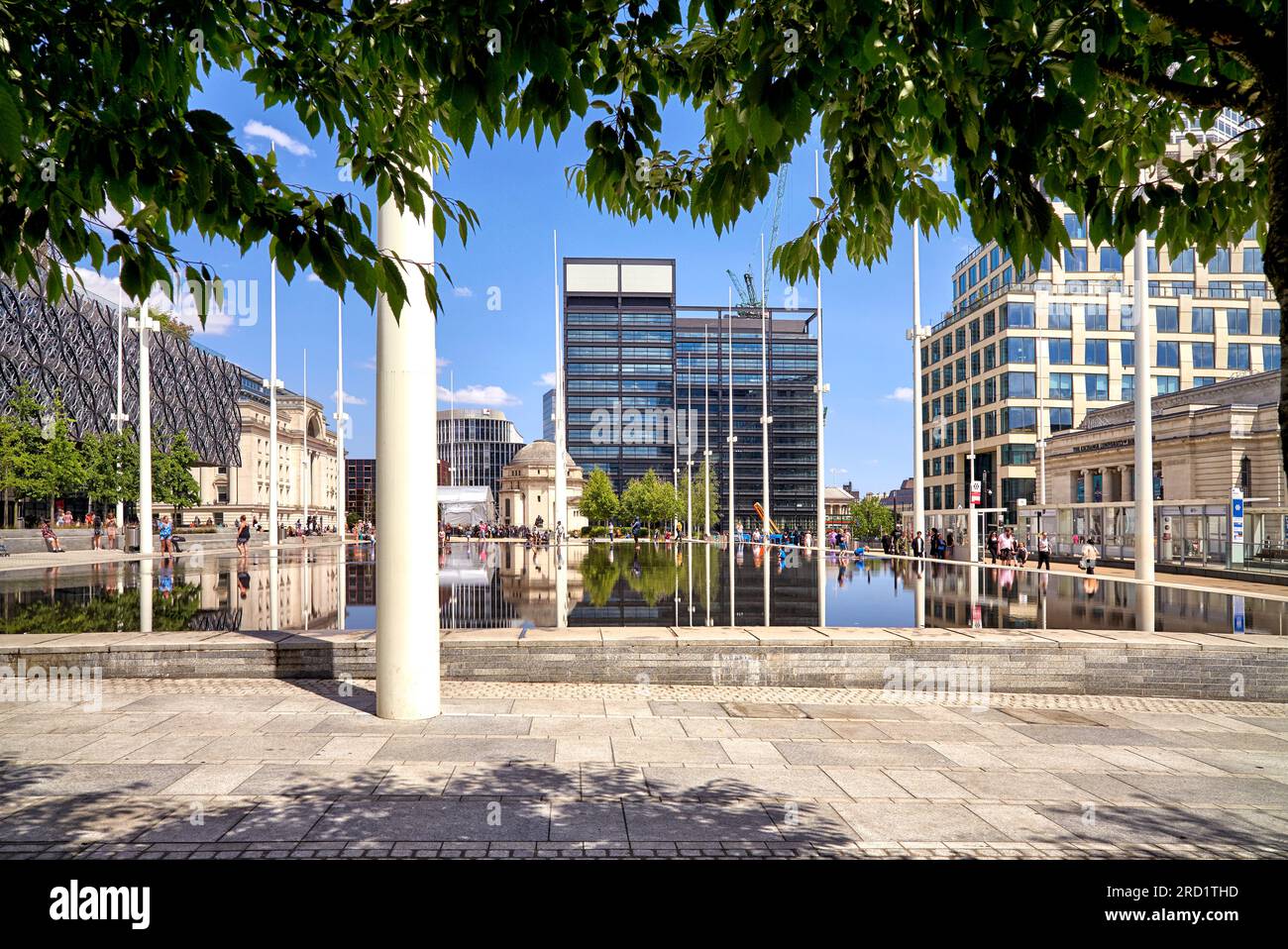Centenary Square, Broad Street, Birmingham, England UK highrise