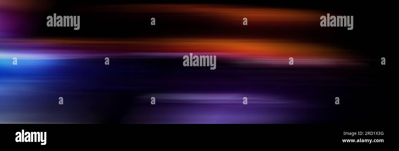 Abstract light trails in the dark background Stock Photo - Alamy