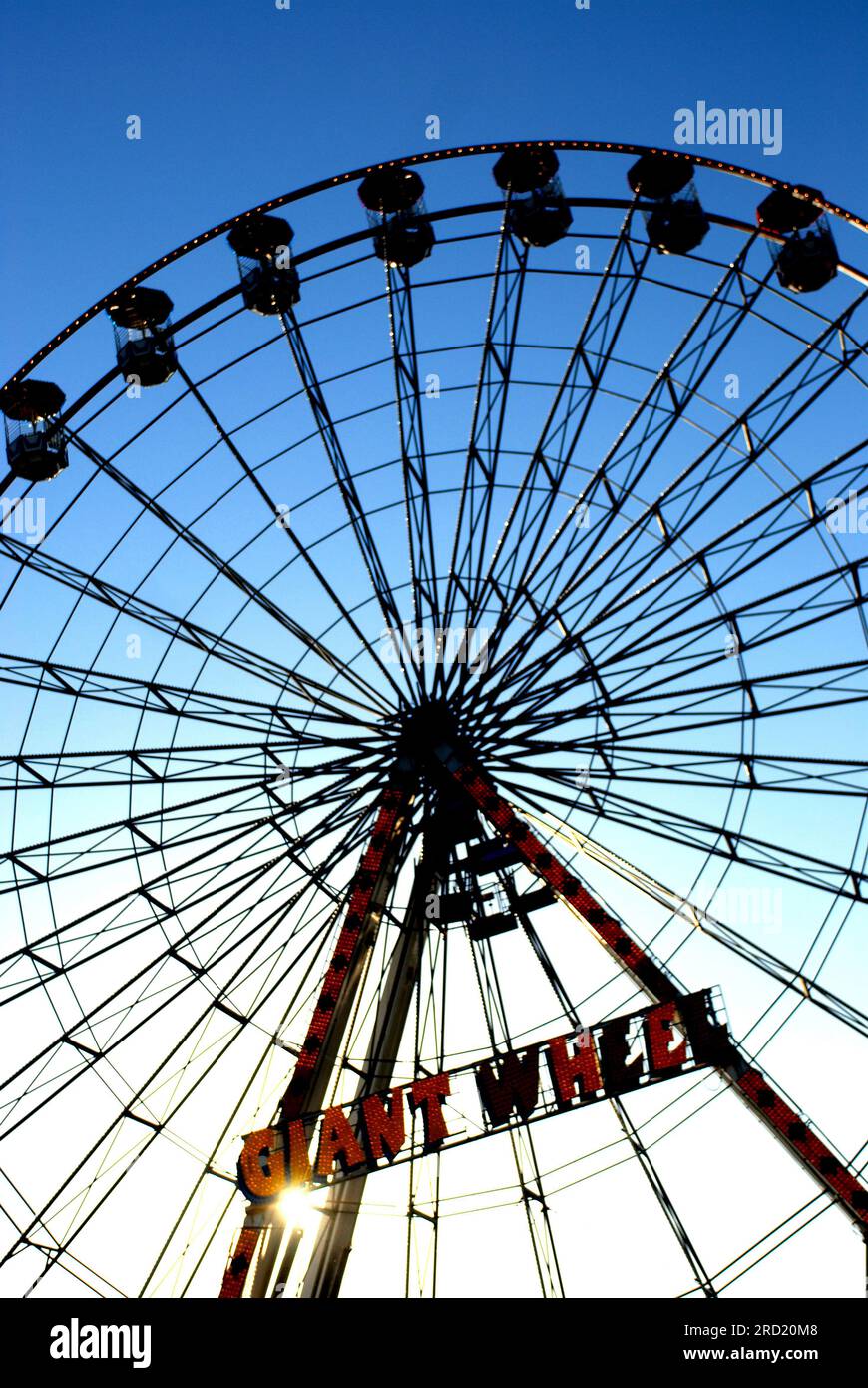 Big Wheel at The Hoppings funfair, Newcastle upon Tyne Stock Photo Alamy