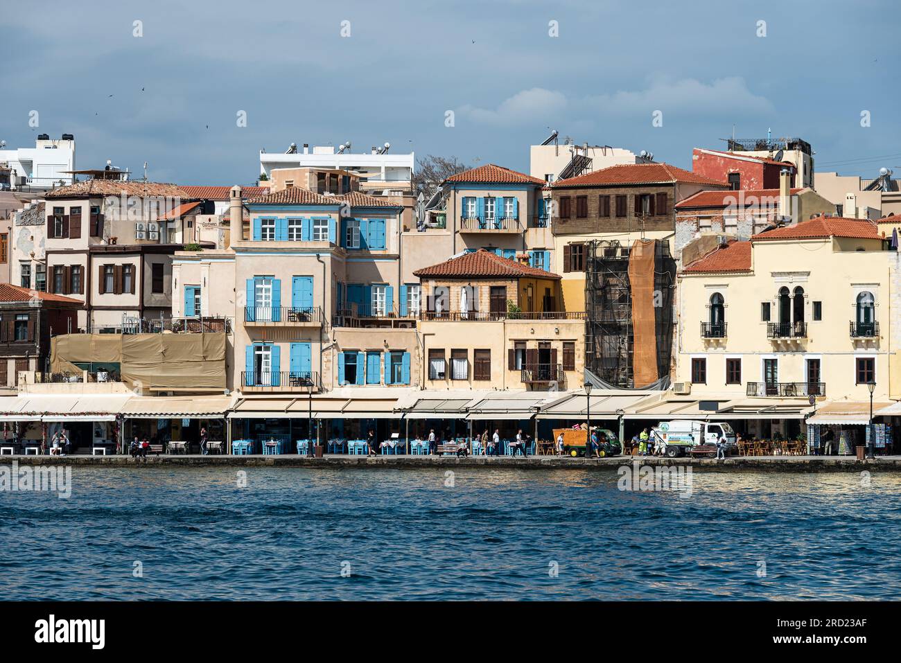 Chania Old Port, Crete, Greece Stock