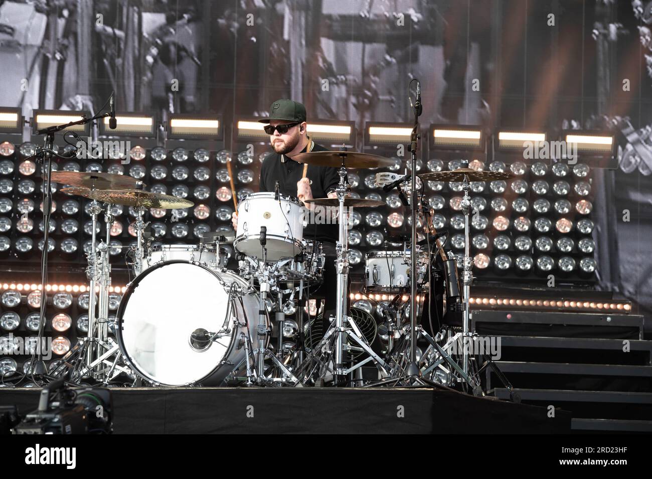 Ben Thatcher of Royal Blood performing at TRNSMT at the Glasgow Green Glasgow Stock Photo