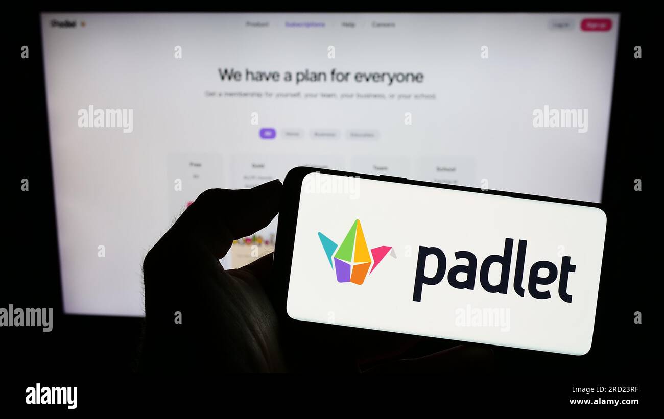 Padlet logo hires stock photography and images Alamy
