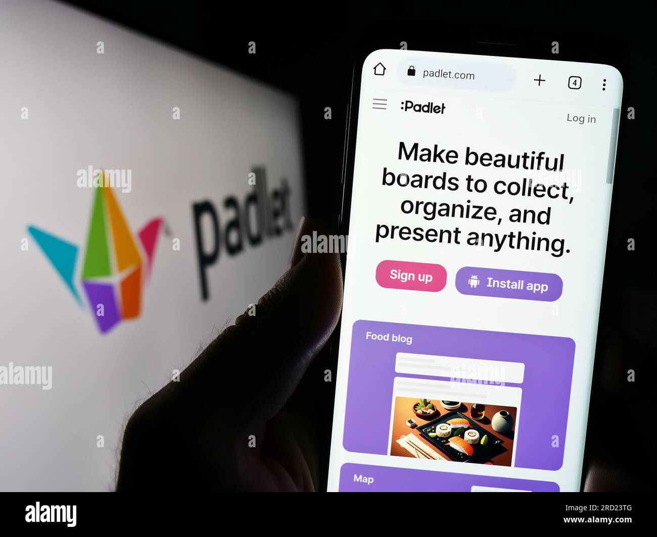 Padlet logo hires stock photography and images Alamy