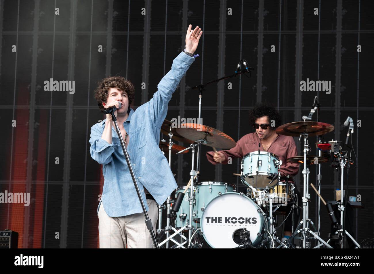 Luke Pritchard  of The Kooks performing at TRNSMT at the Glasgow Green Glasgow Stock Photo