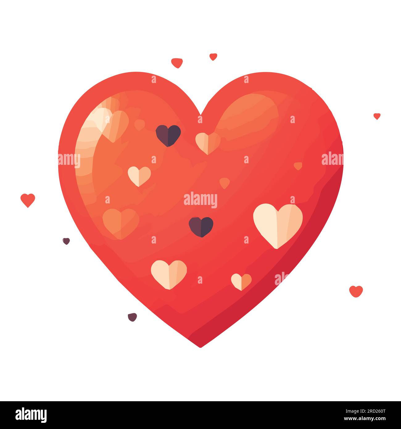 The heart is a symbol of love and Valentine s Day. A flat pink icon ...