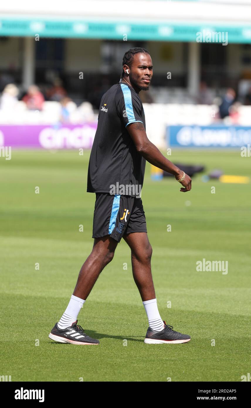 Sussex and England cricketer Jofra Archer seen back in training at the