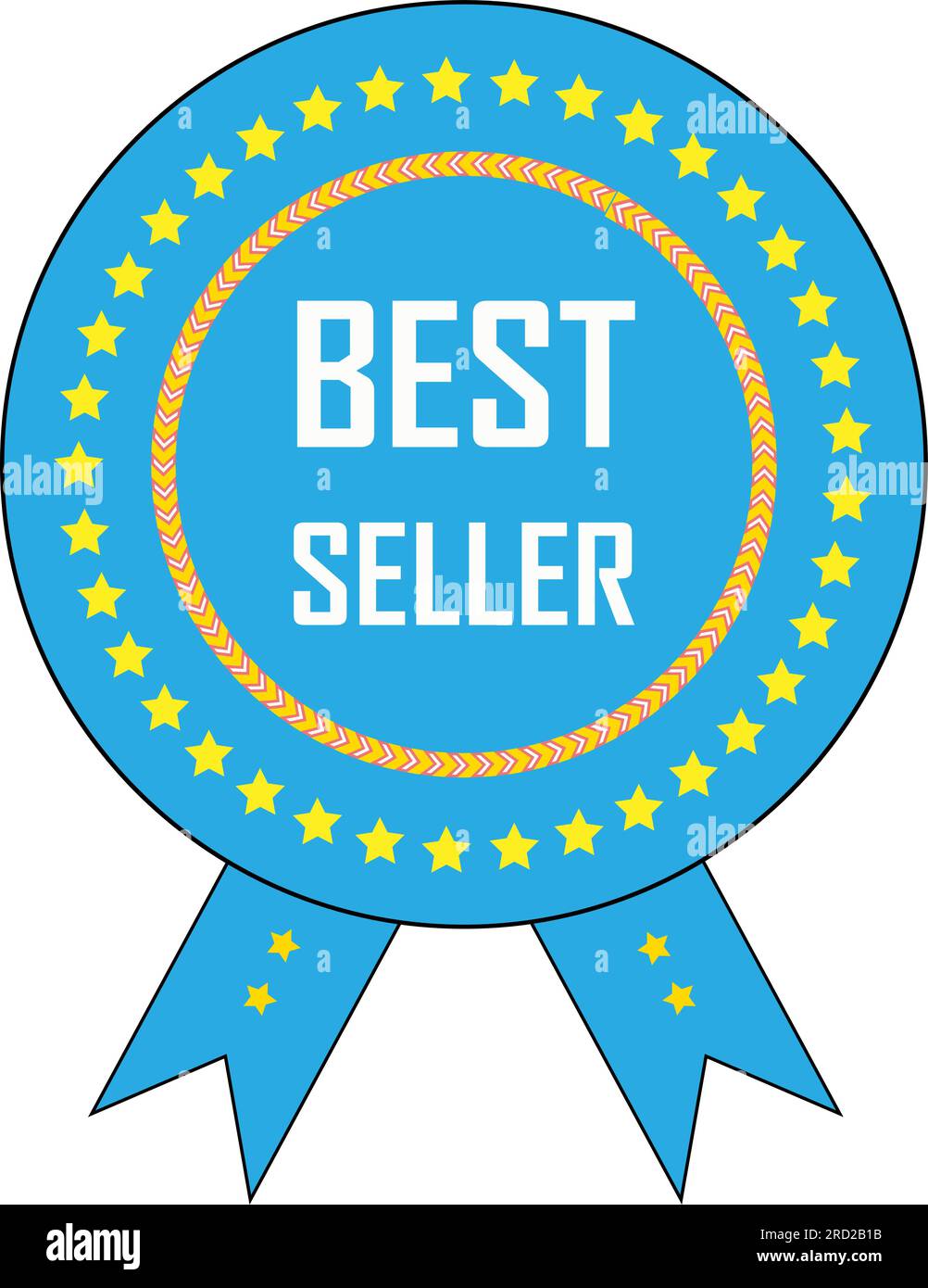 Best seller badge icon logo design template Vector Image