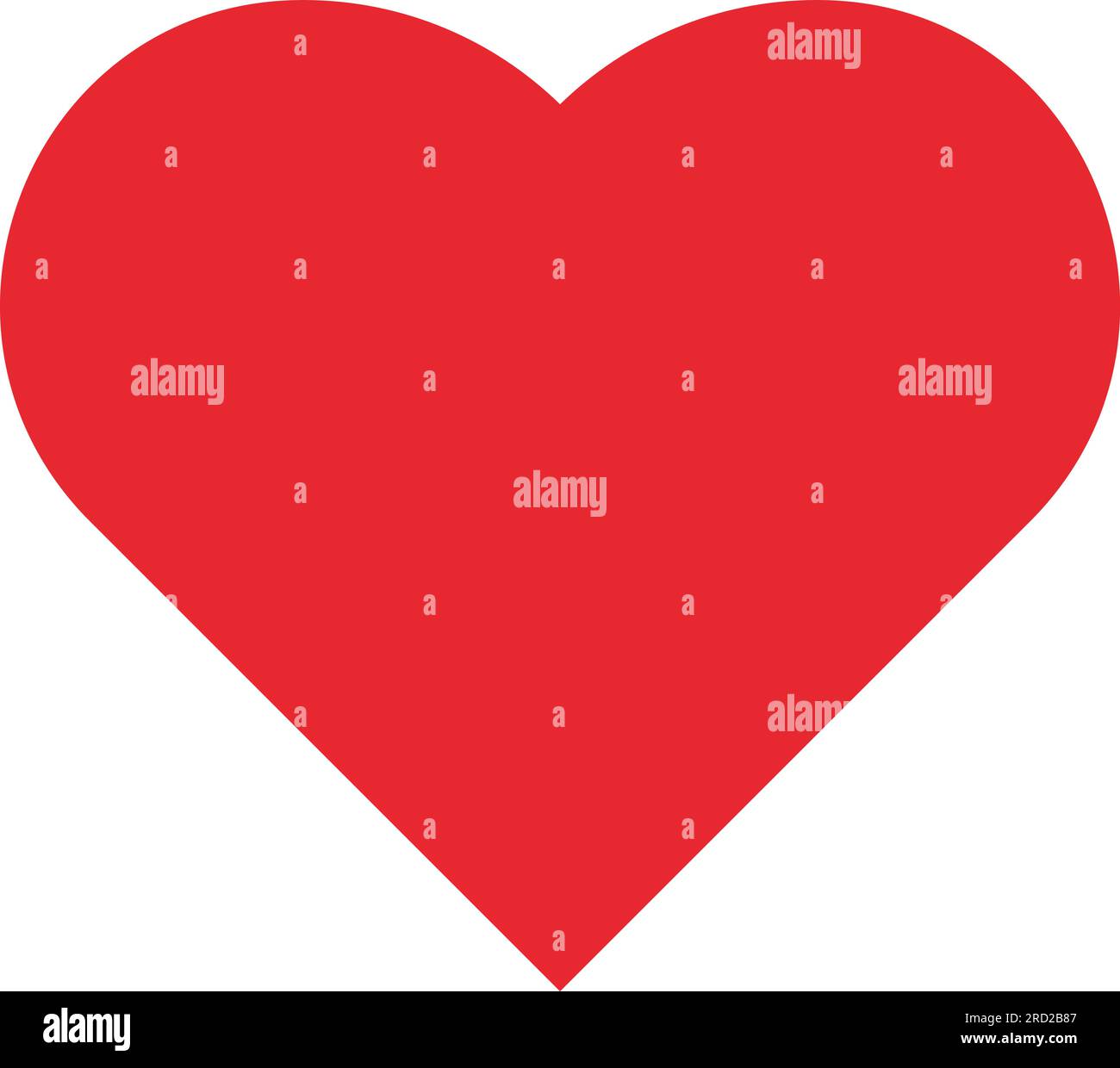 Heart icon in trendy flat style isolated on background. Heart icon page ...