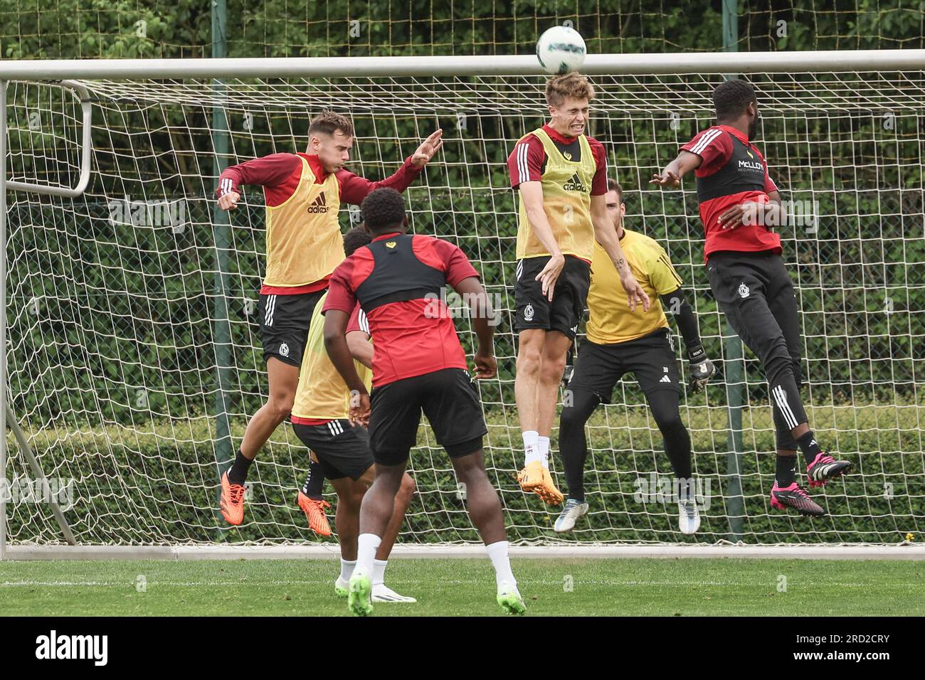 Standard's Isaac Price (C) pictured in action during a training session