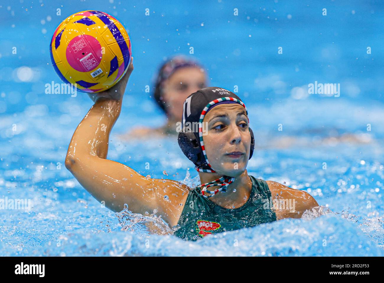 Fukuoka, Japan. 18th July, 2023. FUKUOKA, JAPAN - JULY 18: Kamilla Farago  of Hungary during the World Aquatics Championships 2023 Womens Waterpolo  match between Japan and Hungary on July 18, 2023 in