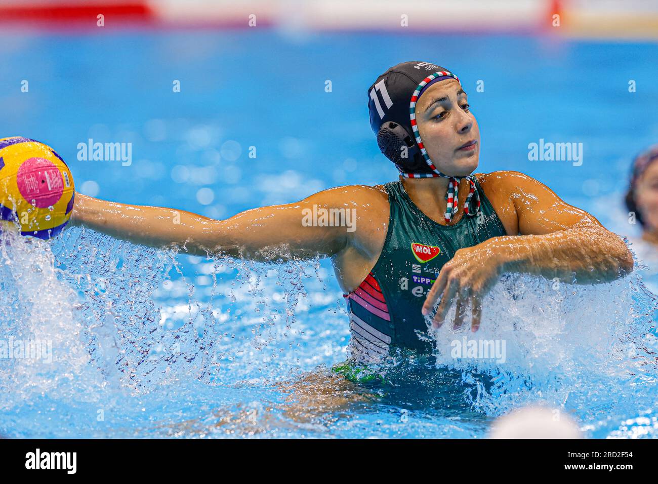 Fukuoka, Japan. 18th July, 2023. FUKUOKA, JAPAN - JULY 18: Kamilla Farago  of Hungary during the World Aquatics Championships 2023 Womens Waterpolo  match between Japan and Hungary on July 18, 2023 in