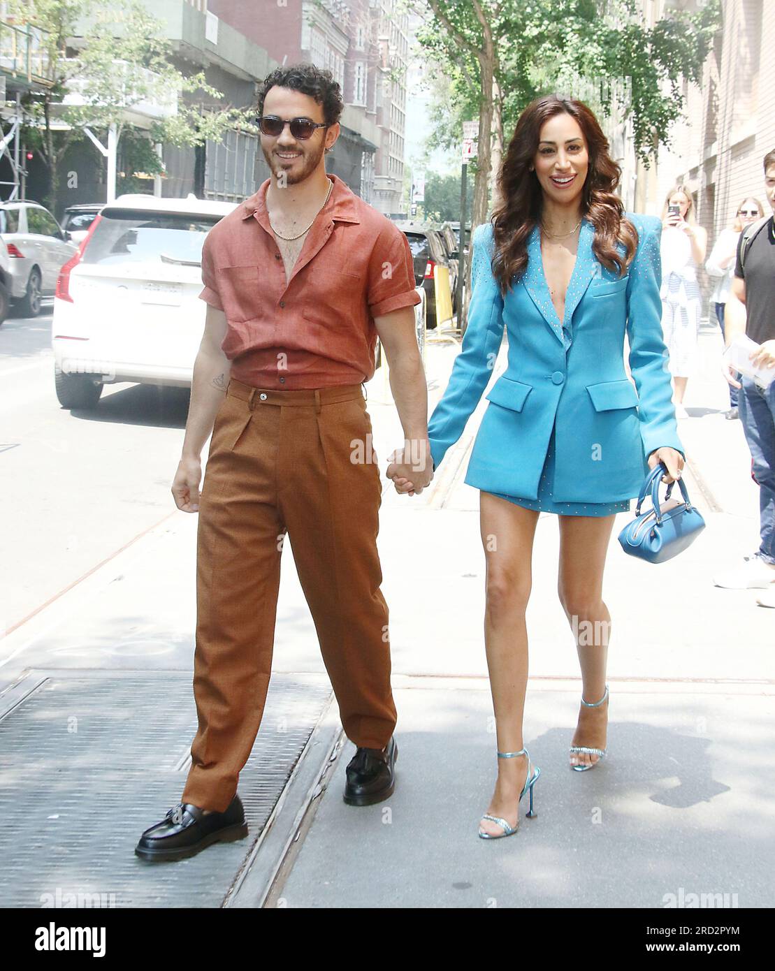 New York, NY, USA. 17th July, 2023. Kevin Jonas and Danielle Jonas at