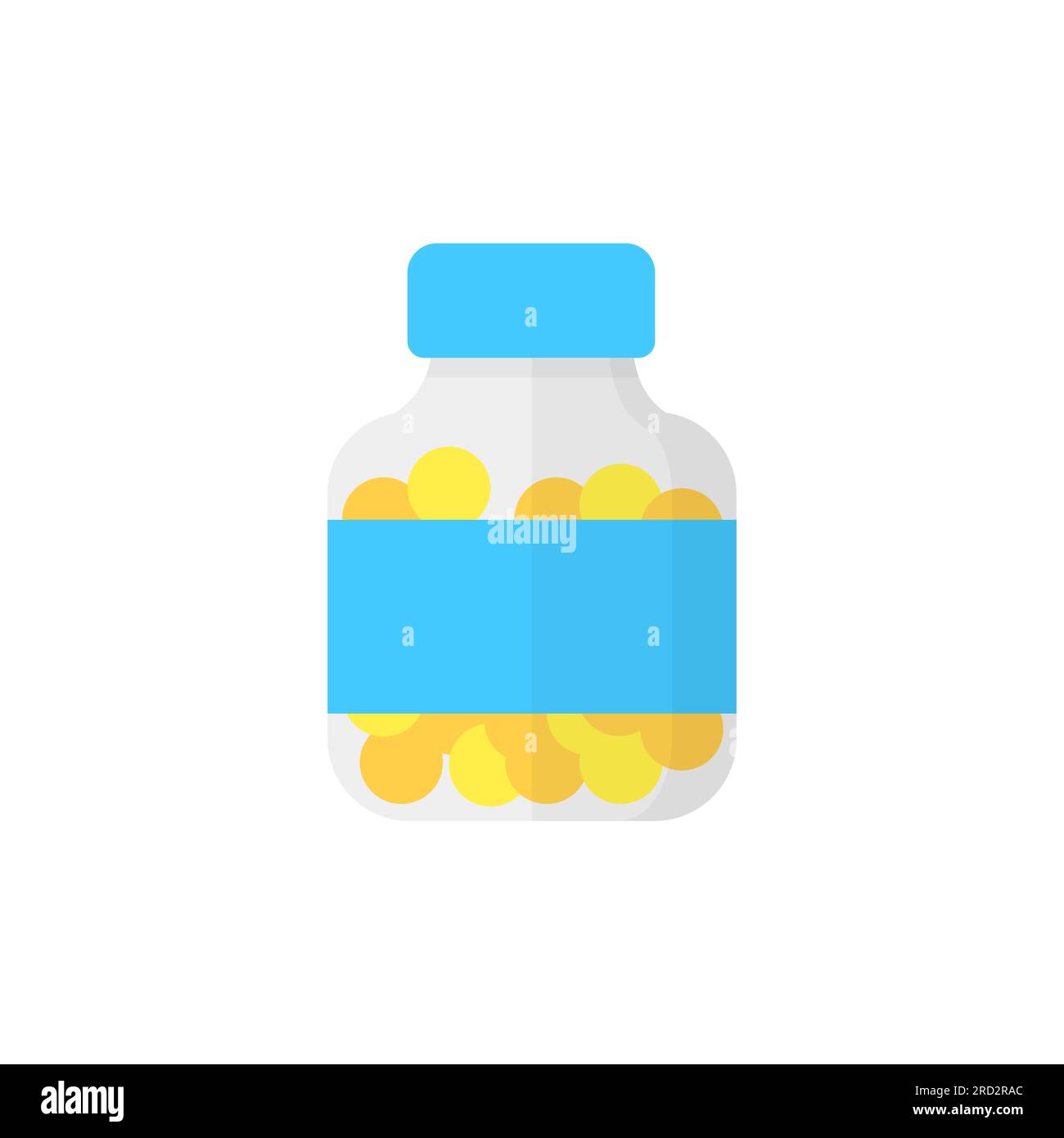 Transparent pill bottle illustration Stock Vector Image & Art - Alamy