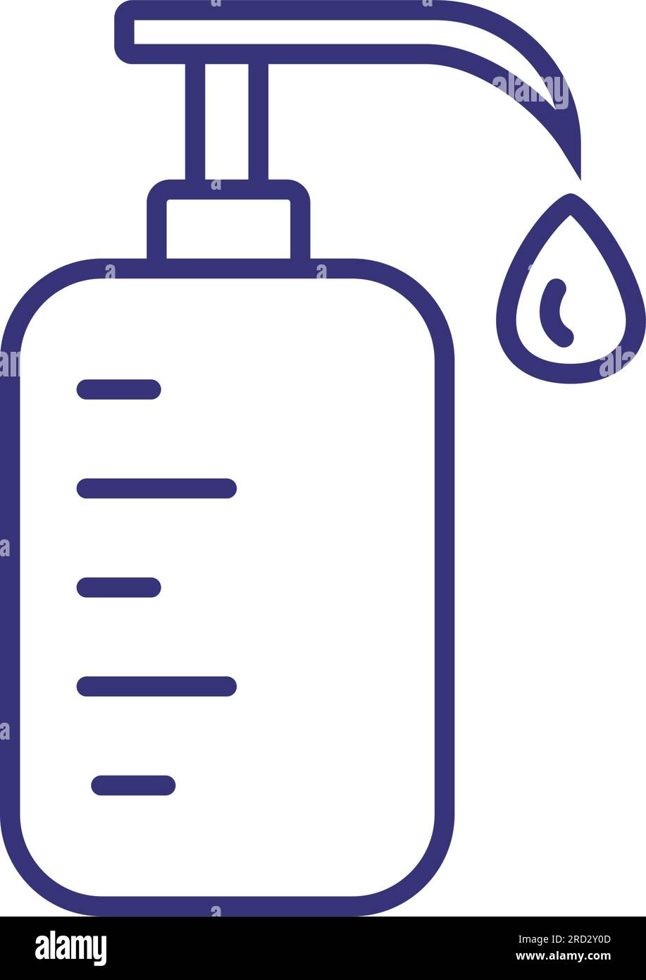 Soap line icon Stock Vector