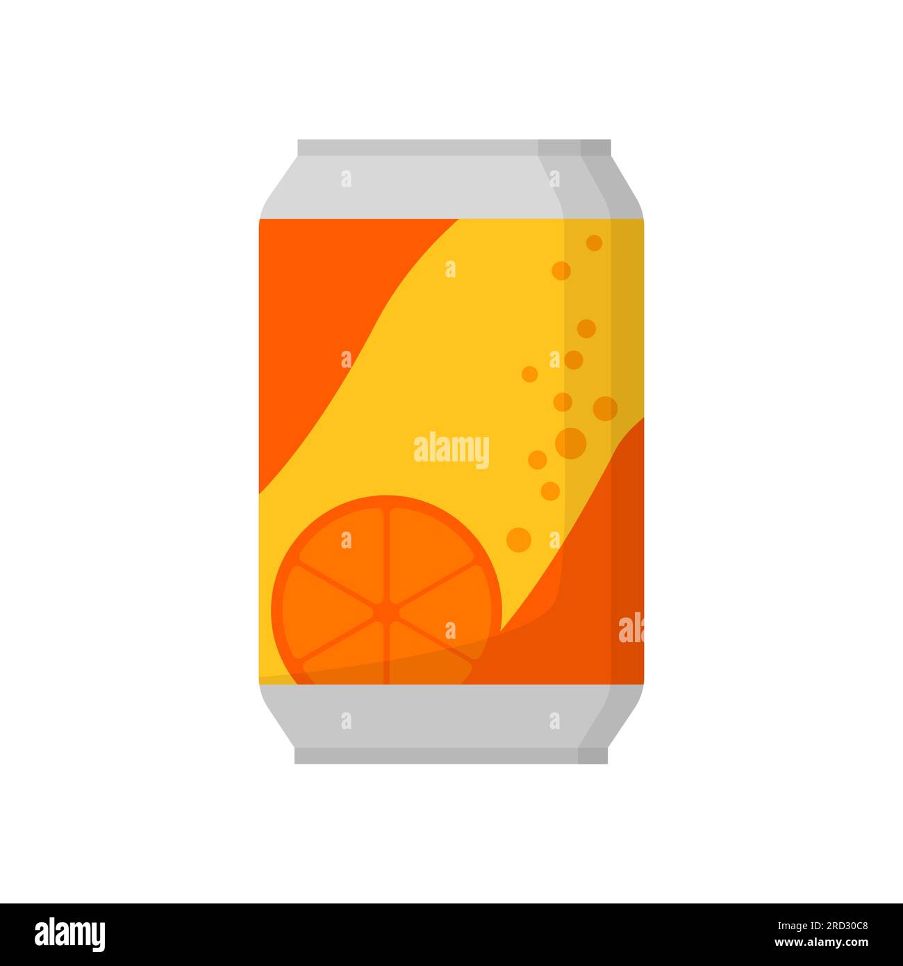 Orange soda can illustration Stock Vector Image & Art Alamy