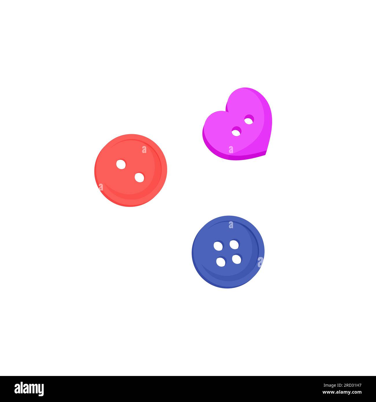 Sewing buttons illustration Stock Vector Image & Art Alamy