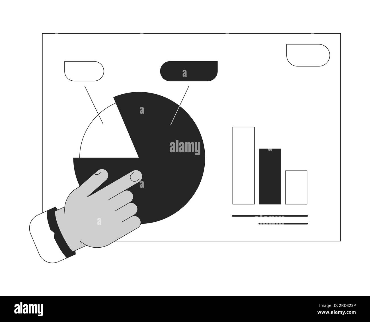 Ux pie chart Stock Vector Images - Alamy