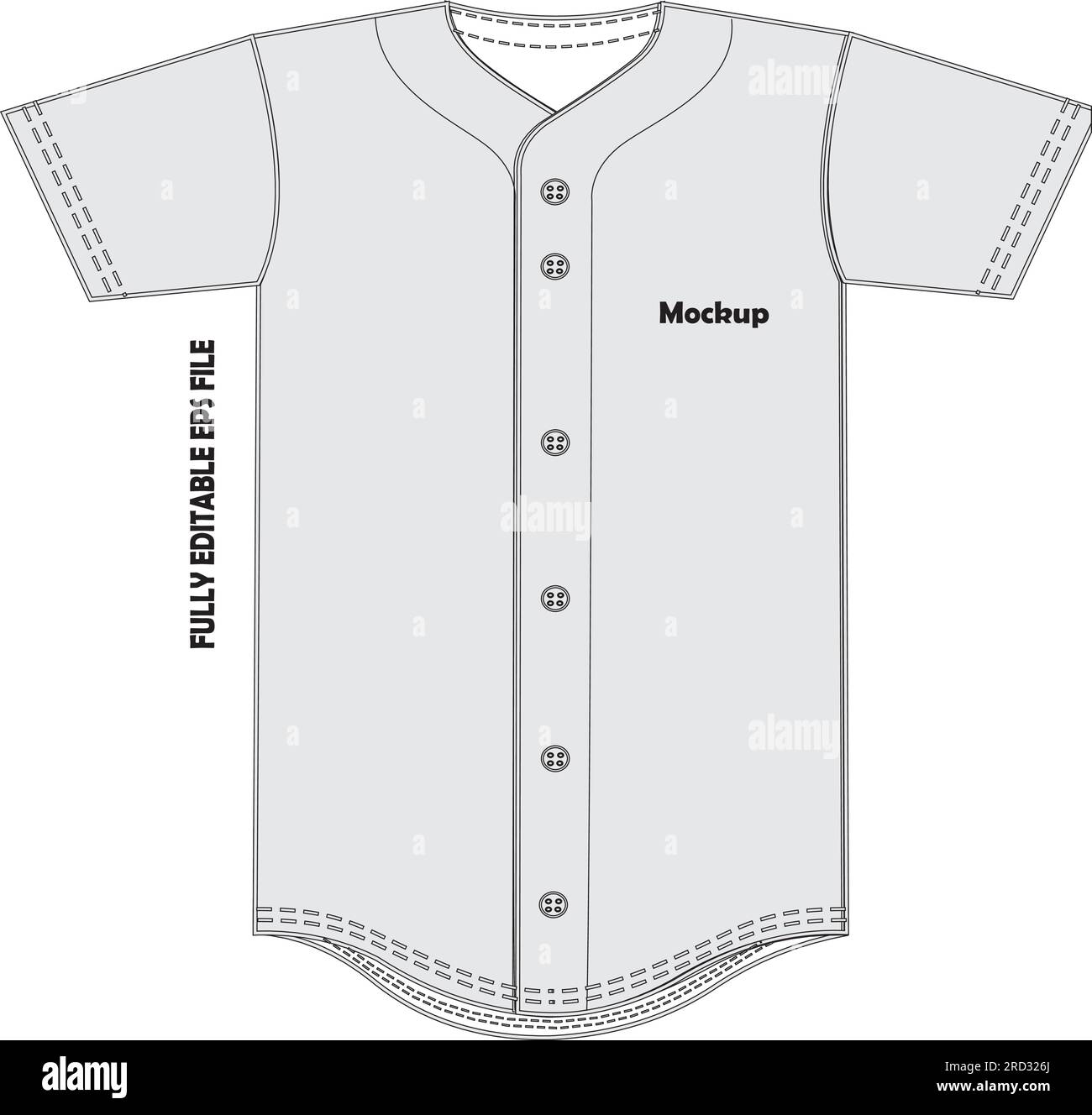 Sports jersey illustration Black and White Stock Photos & Images Alamy