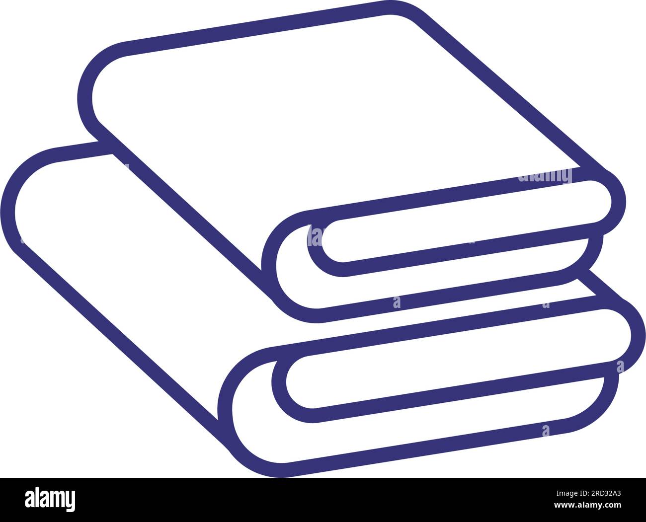 Towels line icon Stock Vector