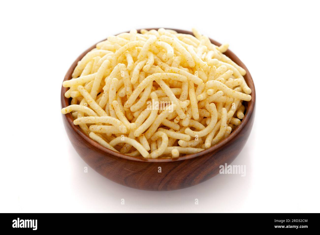 Close up of Cheese Puff Snacks cream color, Popular Ready to eat