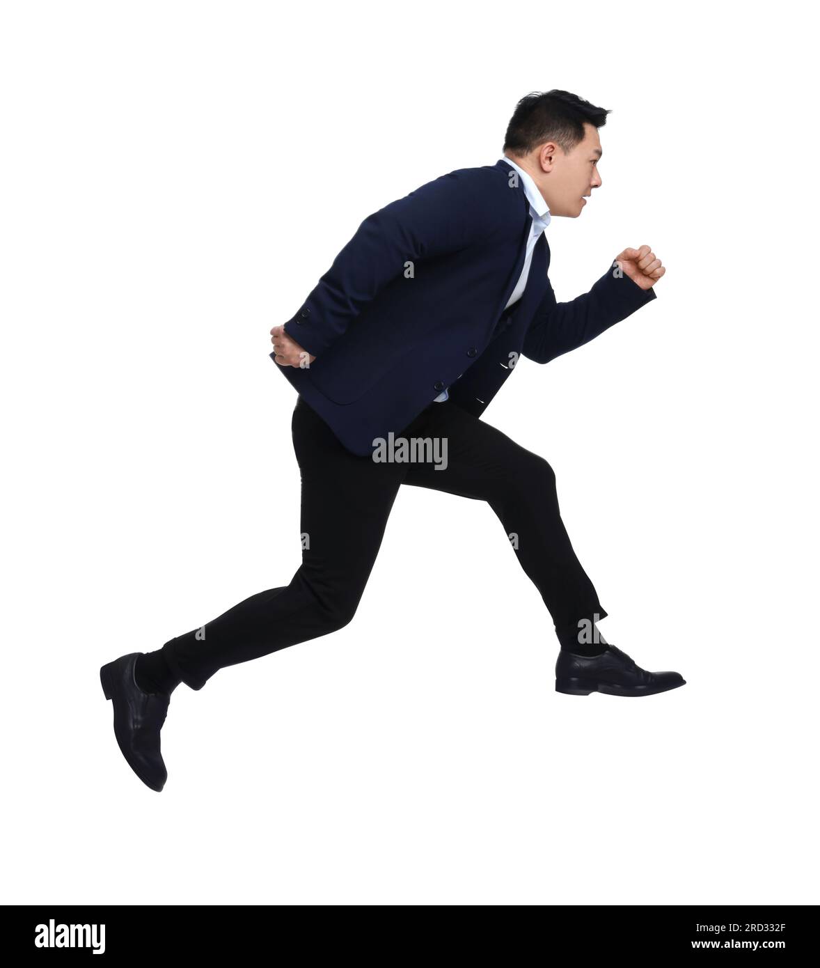 Isolated businessman in running pose hi-res stock photography and images -  Alamy