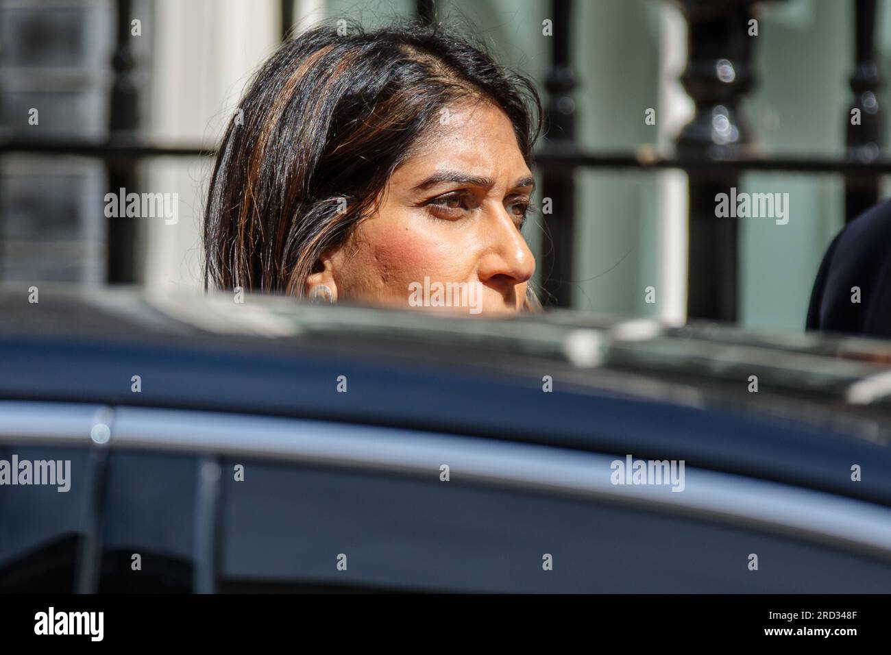 Downing Street, London, UK. 18th July 2023. Suella Braverman QC MP