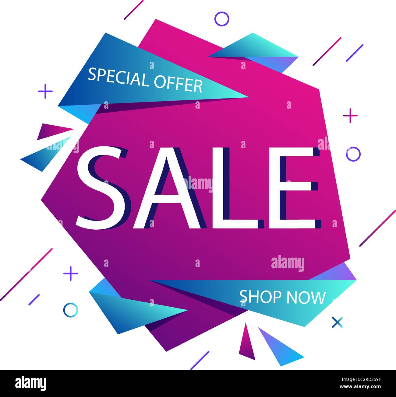 Special Offer Sign. Price Tag For Sale Promotion. Stock Vector
