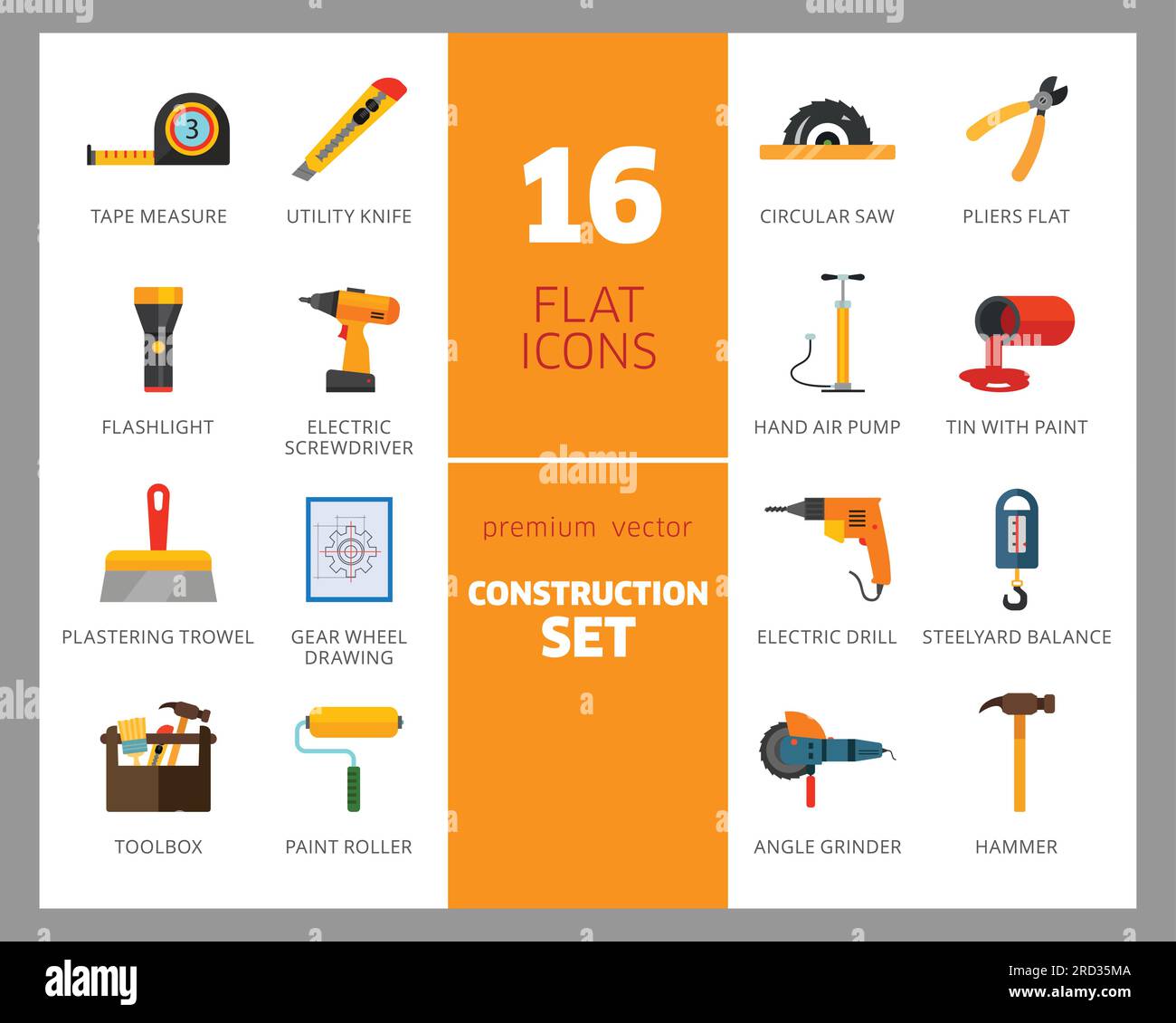 Constructing concept building construction Stock Vector Images - Alamy