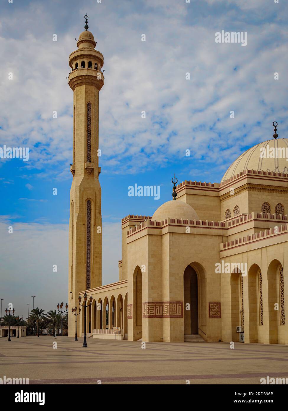 Al Fateh Mosque in the city of Manama, Bahrain Stock Photo