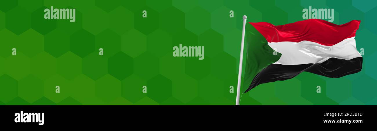 Sudan flag wave hi-res stock photography and images - Alamy
