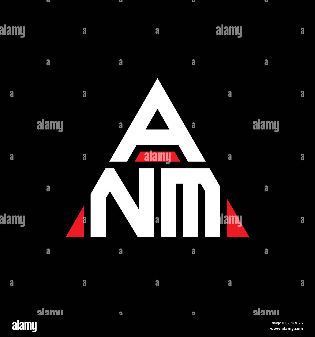 ANM triangle letter logo design with triangle shape. ANM triangle logo  design monogram. ANM triangle vector logo template with red color. ANM  triangul Stock Vector Image & Art - Alamy