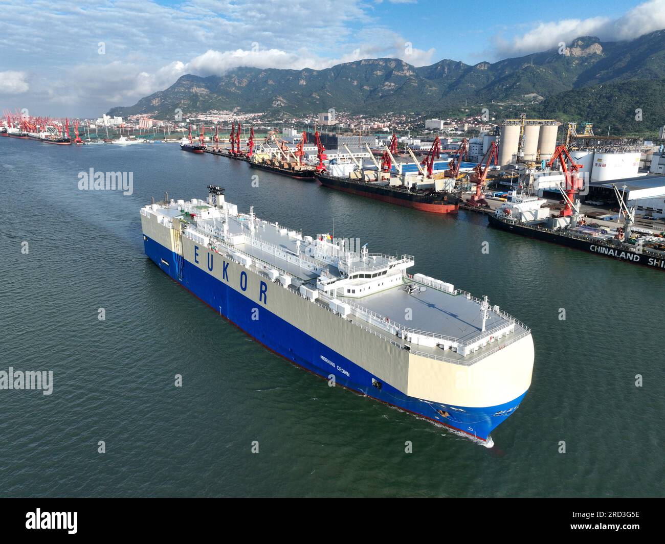 Lianyungang, China. 18th July, 2023. LIANYUNGANG, CHINA - JULY 18, 2023 ...