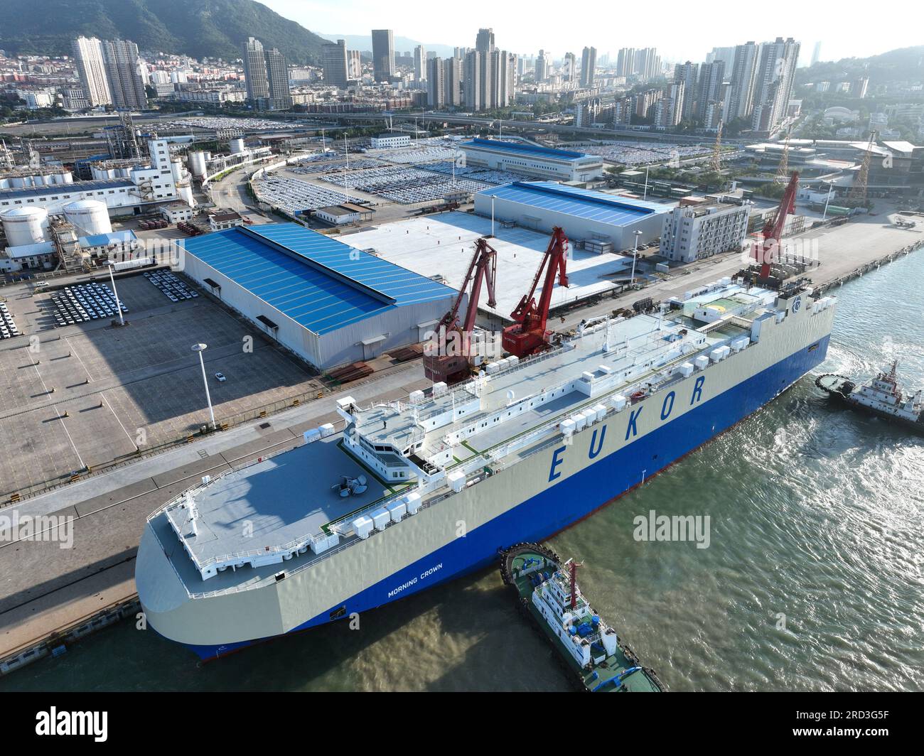 Lianyungang, China. 18th July, 2023. LIANYUNGANG, CHINA - JULY 18, 2023 ...