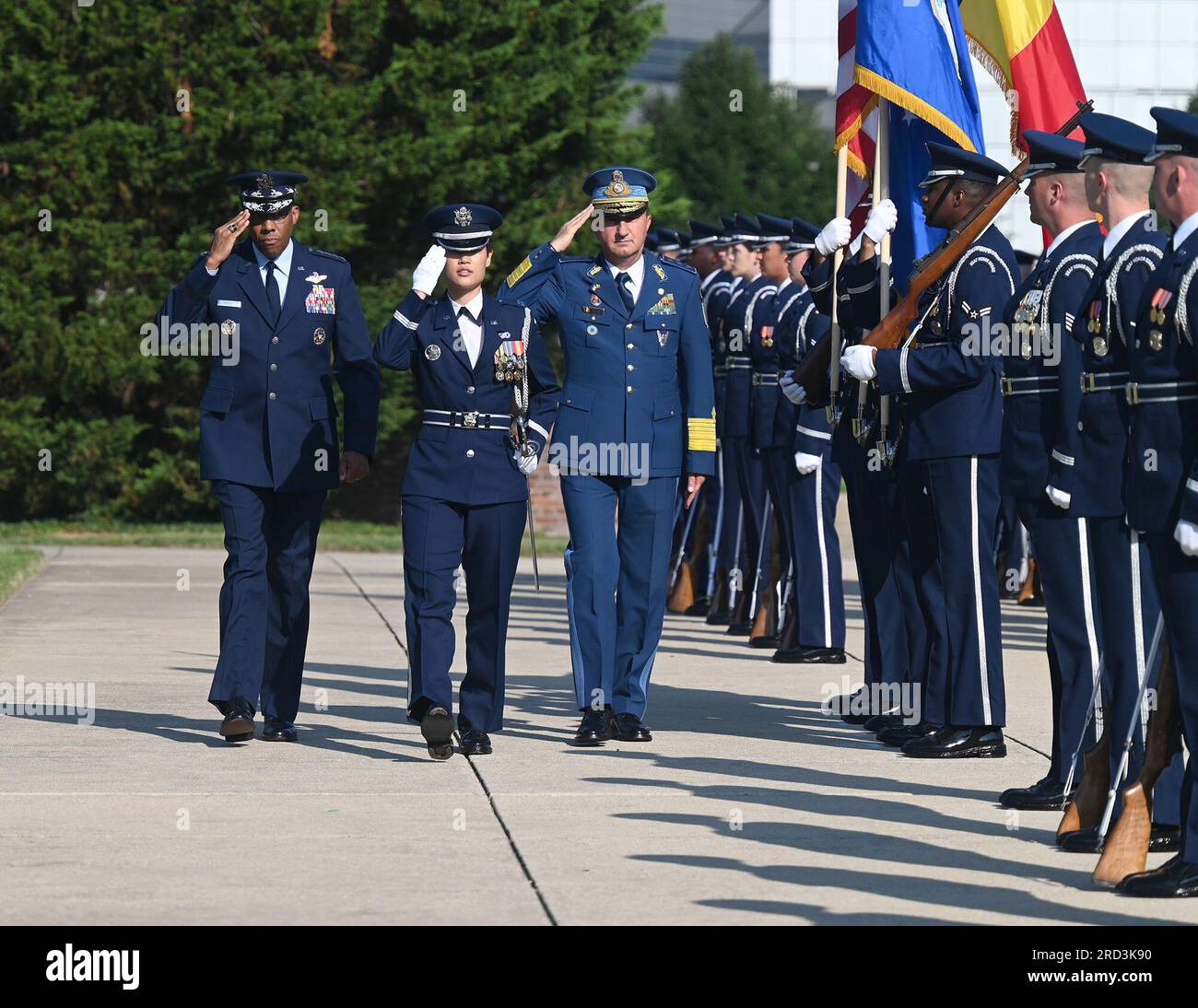 Air Force Chief of Staff Gen. CQ Brown, Jr. hosts Chief of the Romanian ...