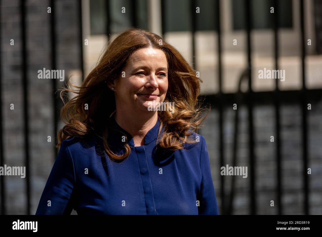 London, UK. 18th July, 2023. Gillian Keegan, Education Secretary, at a cabinet meeting at 10 Downing Street London. Credit: Ian Davidson/Alamy Live News Stock Photo