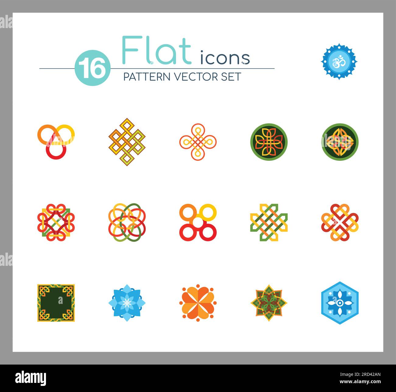 Pattern Icon Set Stock Vector Image & Art - Alamy
